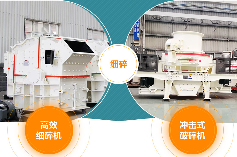 細(xì)碎：細(xì)碎機(jī)、沖擊式破碎機(jī)
