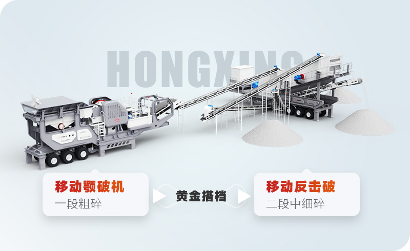 靈活現(xiàn)場，可自由專場的巖石移動(dòng)破碎站全圖