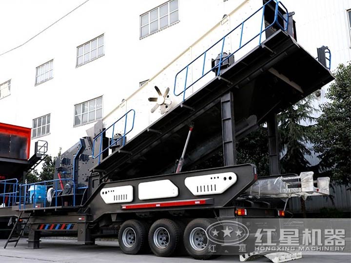 車載廢舊混凝于處理機(jī)--車載移動(dòng)反擊破，二段破碎環(huán)保