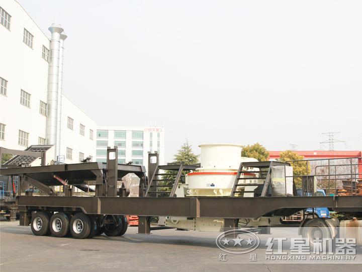 移動(dòng)柴油打砂機(jī)，可一鍵智能操作，液壓控制