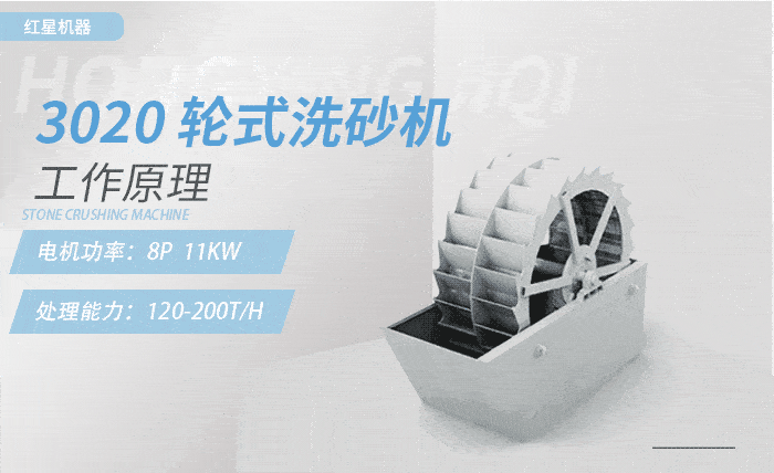 3020洗砂機，時產(chǎn)量：120-200t/h