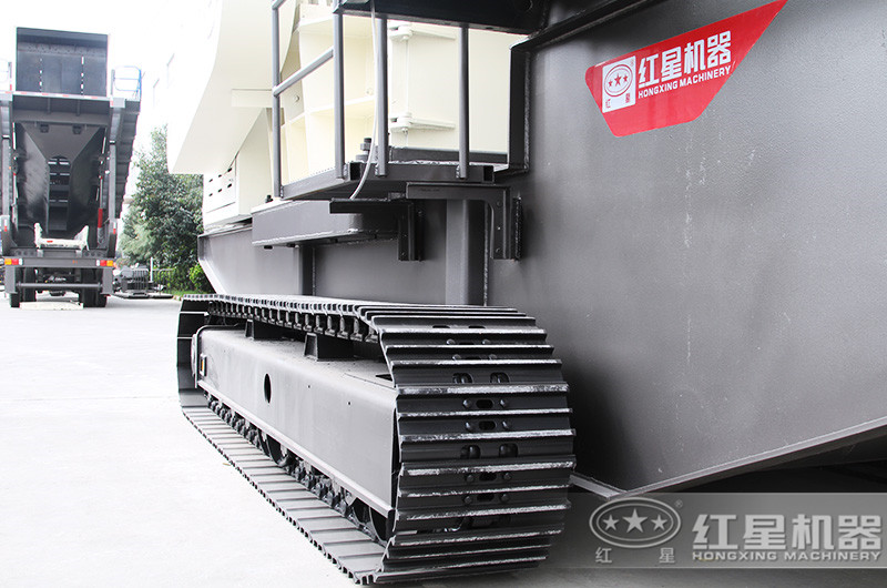 可移動建筑工地垃圾粉碎機，履帶液壓驅動