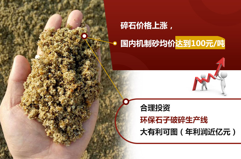 碎石價(jià)格上漲，石子廠利潤(rùn)大