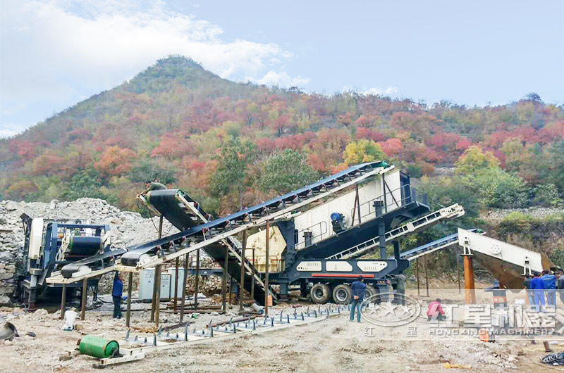 機制砂加工現(xiàn)場，半年收回成本
