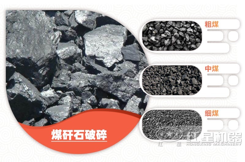 煤矸石處理成不同規(guī)格物料，價(jià)格不同