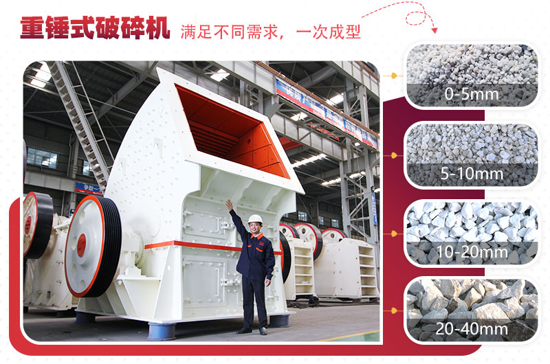 錘式破碎機“一次成型”，減少投資成本
