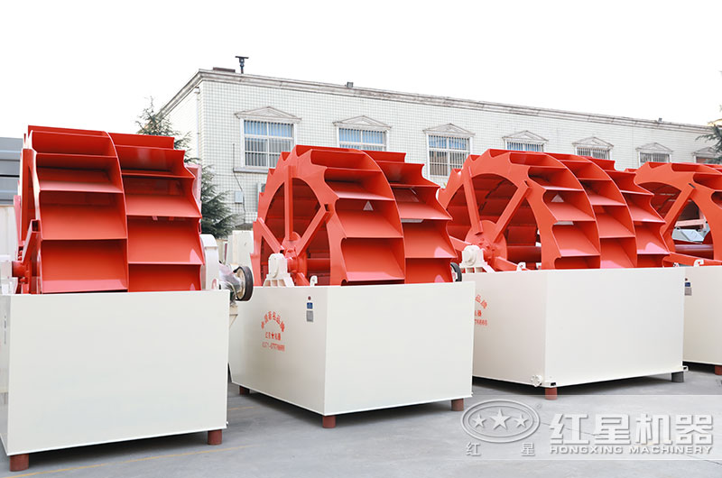 山沙洗砂機(jī)圖片，雙輪、三輪